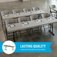 thumbnail image 4 of Lifetime 8 Foot Professional Grade, Industrial Strength Folding Table, Putty Color (80127), 4 of 11