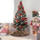 thumbnail image 5 of Hogar y cocina, Decoración del hogar, Decoración navideña, Delantal de decoración para la base del árbol de Navidad, falda de árbol de Navidad con lentejuelas, falda de árbol con purpurina para decora, 5 of 7