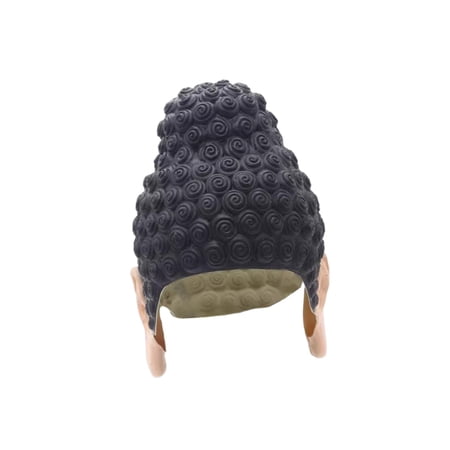 Swimming Caps Latex Swim Caps Headgear Buddha Shape Waterproof Comfortable Durable Bathing Caps Cosplay Hat for Water Sports Canoeing