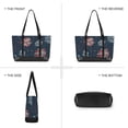thumbnail image 6 of FORMRS Canvas Laptop Tote Bag for Women with 15.6" Computer Compartments Shoulder Handbag, Starry Fireworks Pattern, 6 of 7