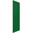 thumbnail image 2 of Ekena Millwork 15"W x 31"H True Fit PVC Two Panel Chevron Modern Style Fixed Mount Shutters, Viridian Green (Per Pair - Hardware Not Included), 2 of 9