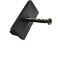 thumbnail image 1 of BEMS-100 piezas (NEGRO) Clips para terrazas compuestas Clips para terrazas de WPC Sujetadores ocultos con TORNILLOS, 1 of 4