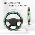 thumbnail image 5 of Fotbe Happy Dog In Flower Field for Steering Wheel Cover Universal 15 in Car Accessories for Men Women,Steering Wheel Protector Comfortable Protective Case for SUV Sedan Decor, 5 of 8