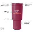 thumbnail image 2 of Vaso Simple Modern Virginia Hokies de acero inoxidable de 900 ml, 2 of 4