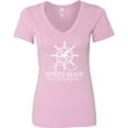 thumbnail image 3 of Inktastic Myrtle Beach South Carolina Women's V-Neck T-Shirt, 3 of 5