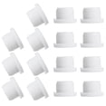thumbnail image 1 of Uxcell 15 Pcs Tapón de Silicona en Forma de T, Diámetro 15.5 mm/0.61 Pulgadas, Tapón de Silicona Impermeable Reutilizable, Tapón Redondo de Sellado para Equipos de Tuberías, Blanco, 1 of 7