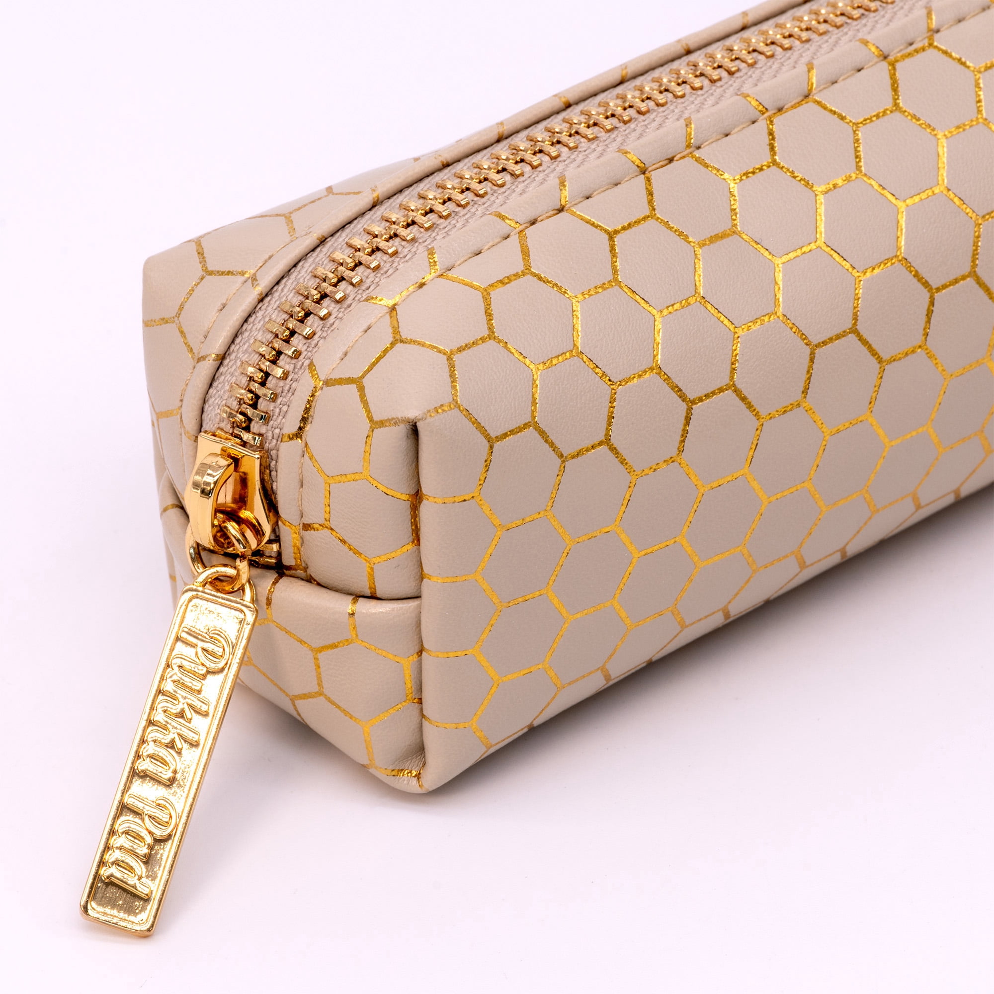 Pukka Pads Pencil Case, Haze, Taupe, Pack of 3