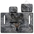 thumbnail image 5 of Whosucclay Wolf Golf Cart Seat Blanket 4 Convenient Pockets Golf Cart Seat Towel, Non-Slip Golf Cart Seat Cover for Club Car 2 Passenger Seat Golf Cart EZGO, 5 of 9