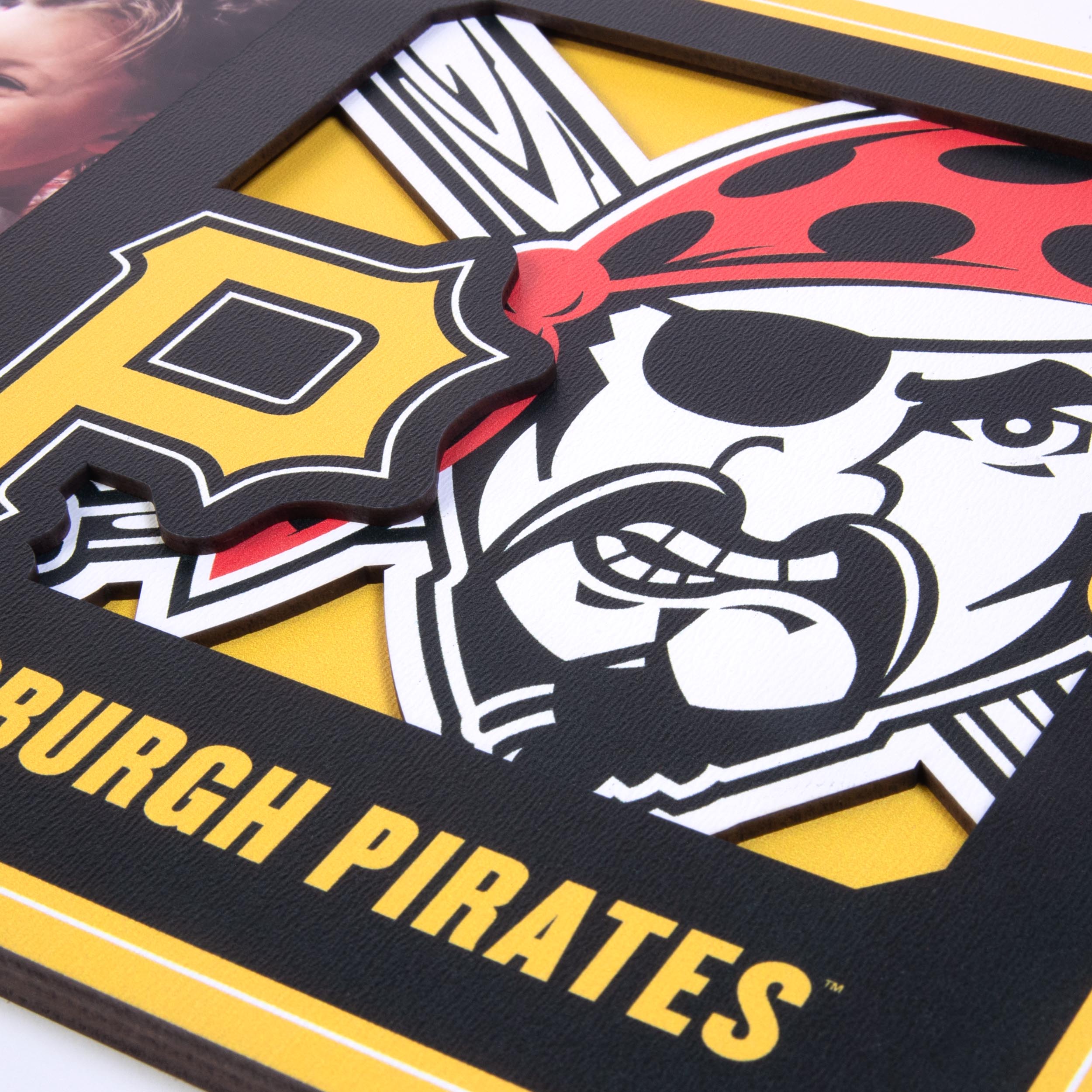 Pittsburgh Pirates 3D Logo Picture Frame