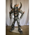 thumbnail image 3 of Nifao Colorfull impresive Statue of a warrier made of metal scraps – Outdoor Garden Decor Sculpture, 48"L x 20"W x 82"H, 3 of 12