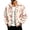 Khaki, variant on Christmas Corduroy Zip Up Jacket for Men Long Sleeve Xmas Print Sweatshirts Collared Comfy Overshirts with Pockets Ribbed Texture Fall Winter Outwear