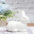 thumbnail image 6 of Guangmc Easter Bunny Figurines Ceramic Rabbit Statue Bunny Sculpture Decoration, 6 of 7