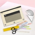 thumbnail image 4 of UALSRZL Under $1! Pencil Pouch for 3 Ring Binder, Large Capacity Pencil Case Oxford Cloth with Zipper, Mesh Pencil/Cosmetic Bag Travel(Free Gift), 4 of 6