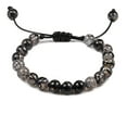 thumbnail image 1 of relayinert Unisex Beads Bracelet Gift Idea Natural Gemstones Stackable Collection Black dragon pattern 1Set, 1 of 6