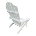 thumbnail image 3 of Cterwk Outdoor Indoor Wood Children Adirondack Chair, White, 3 of 6