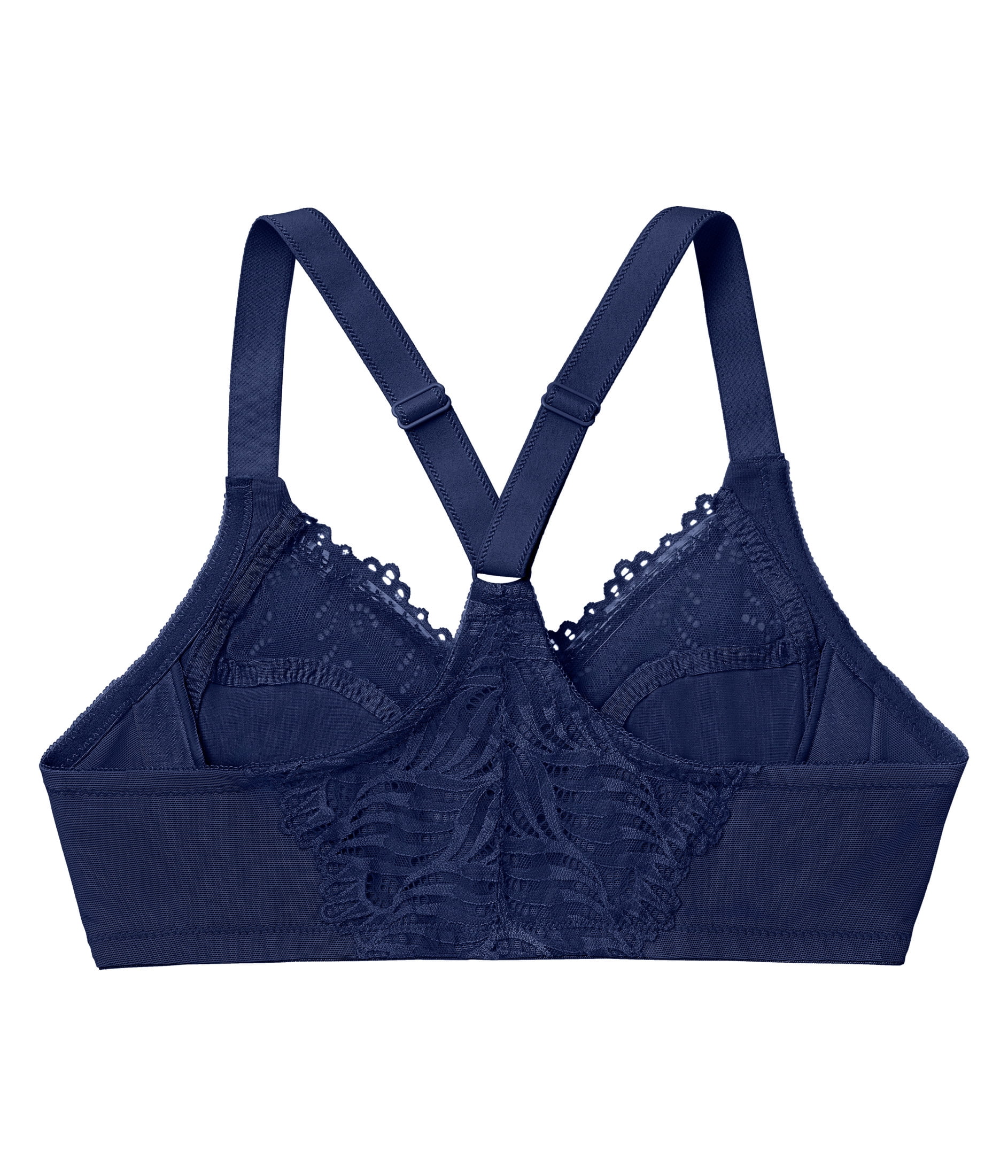 Glamorise Front-Closure T-Back WonderWire Underwire Bra 1246 (Women's & Women's Plus)