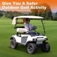 thumbnail image 4 of Juego de 2 cinturones de seguridad para carrito de golf CLUBRALLY, retráctiles de 40 pulgadas, 4 of 6