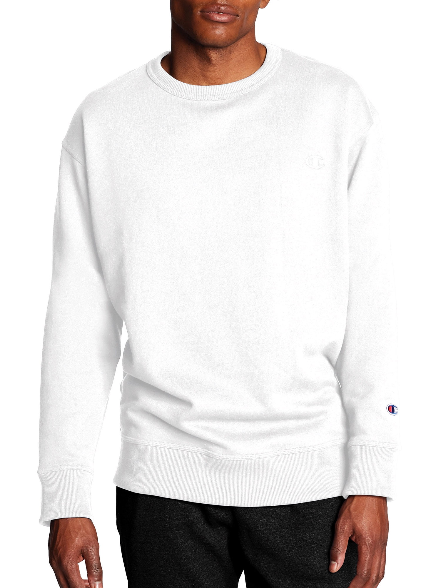 champion powerblend sweats pullover crew