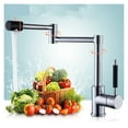 thumbnail image 3 of Copper 1080-degree Folding Kitchen Faucet Kitchen Faucet With Hot And Cold Universal Rotating Retractable Washbasin Washbasin ,Effortless Installation, 3 of 4