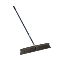 Seymour S400 24In Medium Bristle Jobsite Push Broom - Black