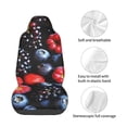 thumbnail image 4 of Balery Variety Of Fruits And Berries Funda de Asiento para Auto con Diseño - Cubierta Frontal Suave y Transpirable con Protector Antideslizante- 1 Unidad, 4 of 5