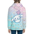 thumbnail image 4 of Sanrio Cinnamoroll Kids' Hoodie 3d Print Sweatshirt Soft Pullover Hooded With Big Pockets Fans Gifts For Boys Or Girls Small, 4 of 7