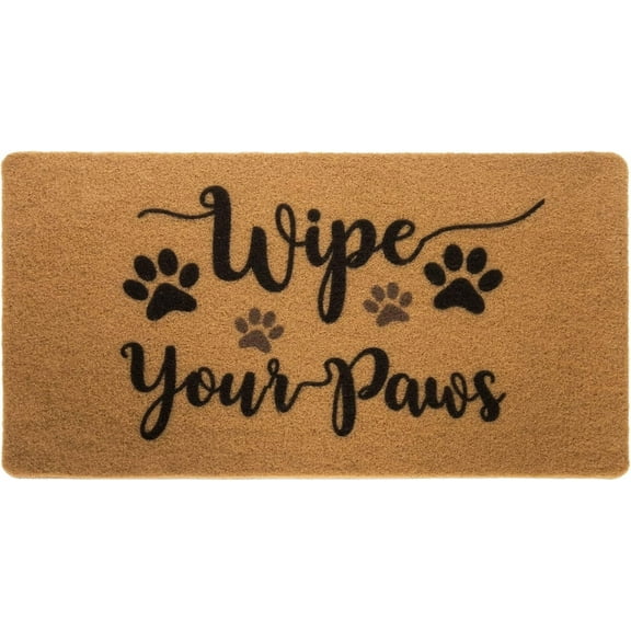 Wipe-Your-Paws Dog Mats for Front Door Entry Front Porch Doormat Non-Slip Carpet Rugs Floor Mat Decorative for Home Bathroom Kitchen Indoor 16x24 Inch