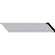 2 1/4"H x 2"P x 3 1/8"F x 94 1/2"L Blackthorne Crown Moulding