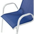 Mainstays Stack Mesh Chair, Blue