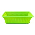thumbnail image 1 of 1pc Plastic Vegetable Flowerpot – Breathable Rectangular Planter for Indoor Gardening, 1 of 6