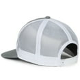 thumbnail image 6 of Outdoor Cap OC510HP Rounded Flat Visor-Heathered Grey/White, 6 of 8