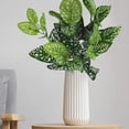 thumbnail image 4 of Green Bushes Artificial Shrubs 13Inch, Greenery Stems for Garden Patio Porch, Indoor Outdoor Wedding Decor, Home Office Table Centerpieces Window Box Spring Arrangements, 1PC, 4 of 4