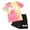 F#11-Hot Pink, variant on OYXSER Toddler Baby Girls Clothes 1T 2T 3T 4T 5T T-Shirt Tee Tops Shorts Short Sleeves Cute Outfits Set 2 Pieces Shorts Set, Purple 5-6T