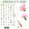 thumbnail image 2 of 12 Pcs 70.8 ft Artificial Wildflower Vine Garland Hanging Silk Floral Backdrop for Wedding Home Garden Wall Arch Decor, 2 of 6