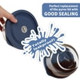 thumbnail image 4 of Tapas de repuesto EuChoiz para Pyrex 7202-PC, 1 taza y ancla Hocking, 4 of 8