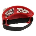 thumbnail image 5 of 2pcs Foot Tambourine Percussion Musical Instrument with Metal Bell Children Red, 5 of 8