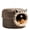 A, variant on Tuscom Winter Warm Cat Bed, Enclosed Hooded Cat Cave Hideaway House, Cozy Calming Donut Cuddle Cradle for Kittens Indoor Cats All-Season