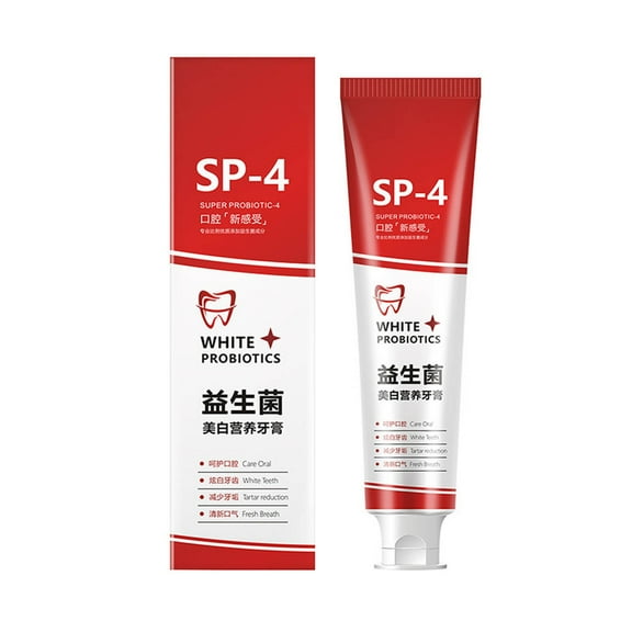 Whitening Toothpaste, Toothpaste for Sensitive Teeth and Cavity Prevention, Sp-4 Probiotic Whitening Toothpaste Toothpaste Whitening Whitening Toothpaste Sp-4 Toothpaste Teeth Whitening