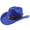 Dark Blue, variant on Valora Western Cowboy Hat Curved Brim Outdoor Travel Riding Country Style Classic Design Blue