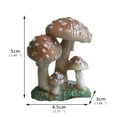 thumbnail image 3 of JHGoosa Small Mushroom Ornaments Micro Landscape Ornaments Resin Crafts DIY Small Ornaments, 3 of 3