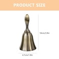 thumbnail image 4 of IFANLANDOR 3Pcs Handheld Bell Hand Bell Bronze Finish Training Pets for Holiday Party, 4 of 5
