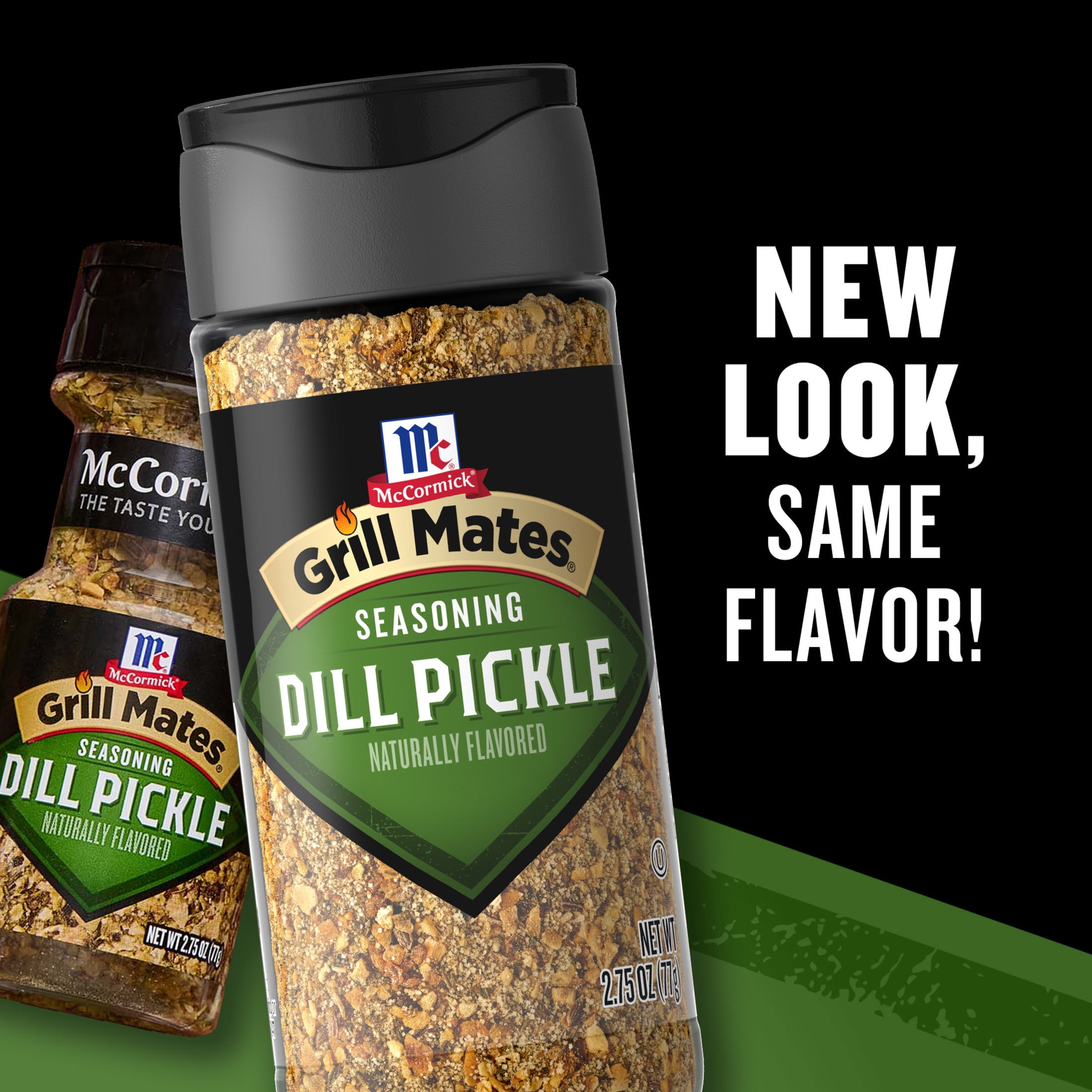 (3 pack) Grill Mates Seasoning, Dill Pickle, 2.75 oz Bottle