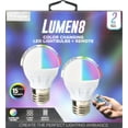 thumbnail image 2 of Lumen8 Lumen 8 LED Bulb w/Remote 2pk, 2 of 2