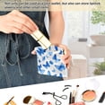 thumbnail image 6 of PU Leather Coin Purse Wallet Compact Water-Resistant Card Cases Money Organizers Blue Butterfly Pattern, 6 of 7