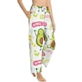 thumbnail image 2 of Balery Avocado Work Out print Women's Pajama Pants,Ultra Lightweight Pjs,Lounge Pant-Medium, 2 of 9