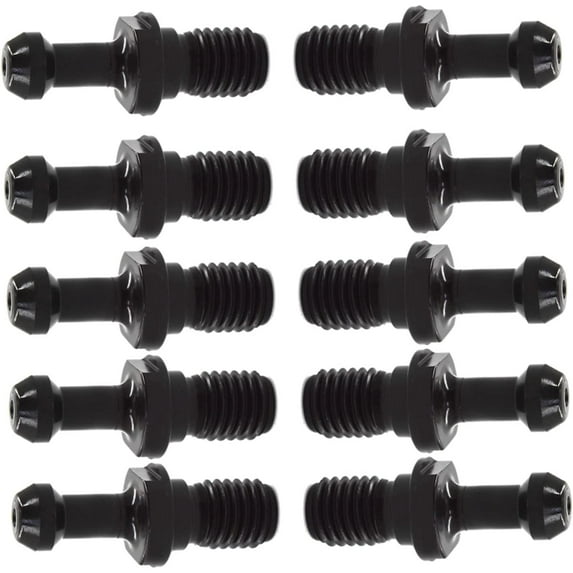 ALL-CARB 10pcs CAT40 45 Degree 0.589 Inch Pull Stud Retention Knob, Pull Stud Socket Drum Pull Stud for Drill, Replacement for HAAS TOSHIBA Amura-Seiki Mitsubishi Toshiba