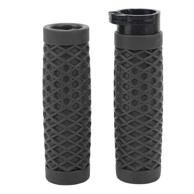 Throttle Handle, 2pcs Comfortable Left Right 25mm Motorcycle Hand Grip Soft For Upgrade Yellow,White,Black,Blue,Red
