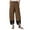 Brown, variant on AherBiu Plus Size Pants for Women Corduroy High Waisted Vintage Casual Loose Slit Leg Trousers with Pockets