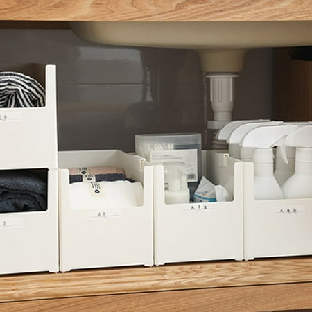 

Kitchen Storage Rack Plastic Storage Rack Cabinet Storage Box Bathroom Kitchen Countertop Storage Rack Under Sink Organizer Kitchen Bathroom Storage Cabinet