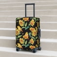 thumbnail image 2 of Lsque Sunflowers And Bird Printed Luggage Cover, Travel Luggage Protector,Scratch and Dirt Resistant, Fits 18-32 Inch Luggage - Medium, 2 of 9